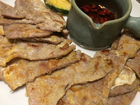 韓国料理豚肉のジョン